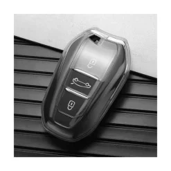 Discount TPU Sleutelhoesje voor Peugeot clear 157-clear Autosleutelhoesjes