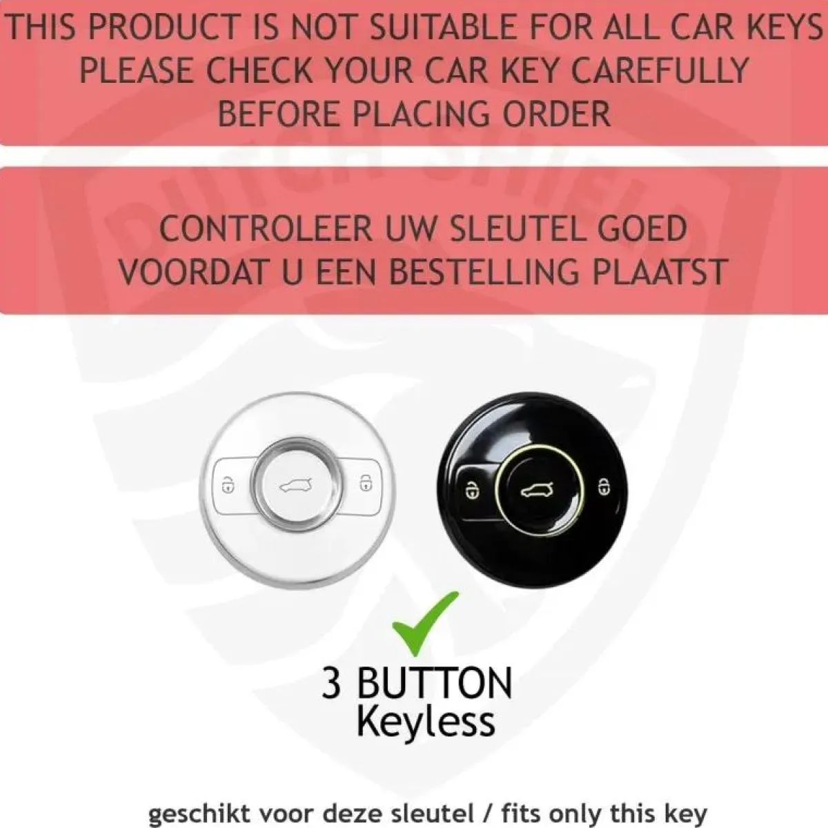 Online TPU Sleutelhoesje voor Smart clear 26 Autosleutelhoesjes