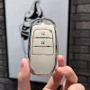 Online TPU Sleutelhoesje voor Toyota wit A2 Autosleutelhoesjes