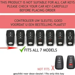 Discount TPU Sleutelhoesje voor Toyota clear 220 Autosleutelhoesjes