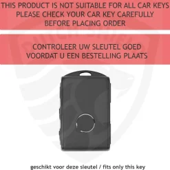 Best TPU Sleutelhoesje voor Volvo goud Autosleutelhoesjes