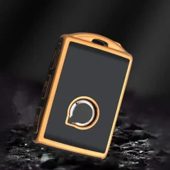 Best TPU Sleutelhoesje voor Volvo goud Autosleutelhoesjes