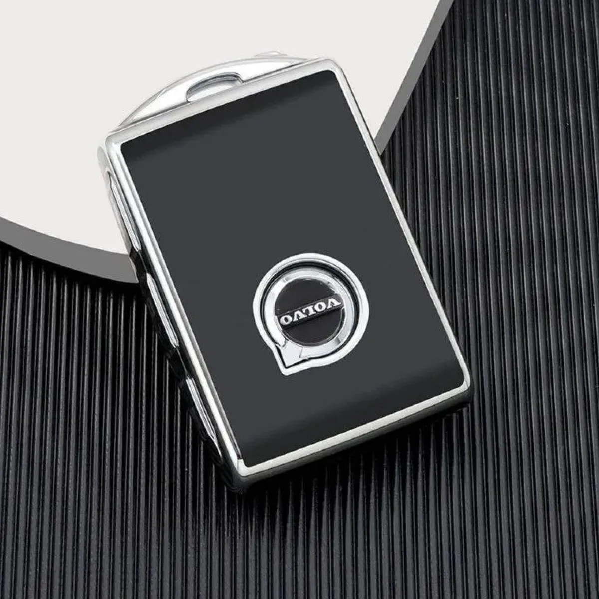Hot TPU Sleutelhoesje voor Volvo zwart VOLVO Autosleutelhoesjes