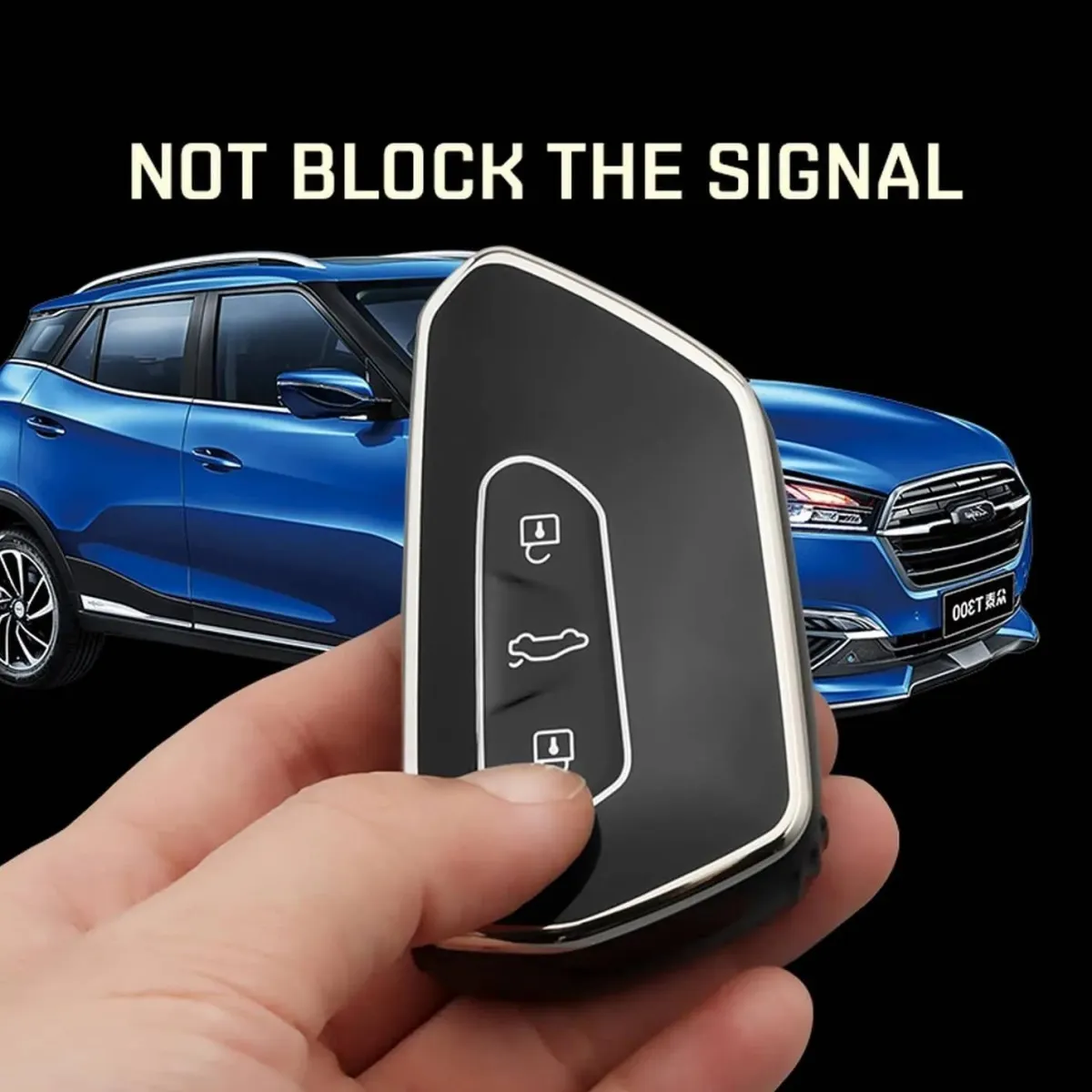 Clearance TPU Sleutelhoesje VW - Skoda - Seat Cupra zwart G3 Autosleutelhoesjes