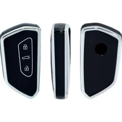 Clearance TPU Sleutelhoesje VW - Skoda - Seat Cupra zwart G3 Autosleutelhoesjes