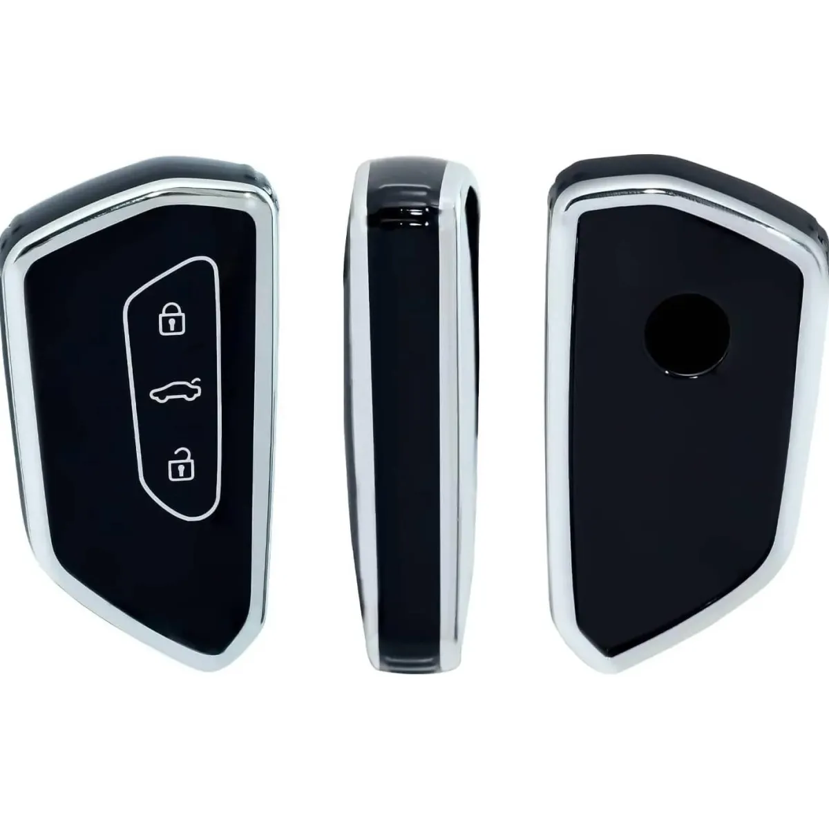 Clearance TPU Sleutelhoesje VW - Skoda - Seat Cupra zwart G3 Autosleutelhoesjes