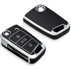 Hot TPU Sleutelhoesje VW - Skoda - Seat Cupra zwart B3 Autosleutelhoesjes