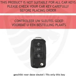 Outlet TPU Sleutelhoesje VW - Skoda - Seat Cupra goud A3 Autosleutelhoesjes