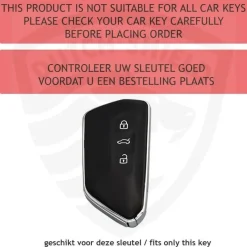 Outlet TPU Sleutelhoesje VW - Skoda Seat Cupra clear 204 Autosleutelhoesjes