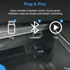 Clearance Ultra Mini USB-C 2-in-1 CarPlay Dongle Draadloze Ontvangers