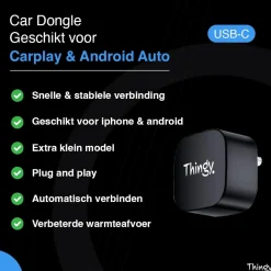 Clearance Ultra Mini USB-C 2-in-1 CarPlay Dongle Draadloze Ontvangers