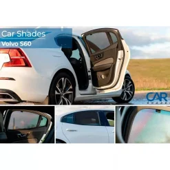 New Volvo S60 III 2018 - Zonneschermen achterportieren Autozonneschermen