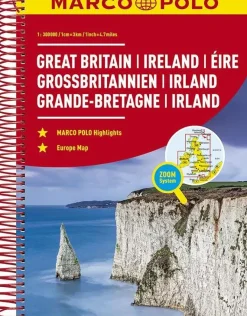 New wegenatlas Groot-Brittannië en Ierland Atlassen|Wegenkaarten & Atlassen