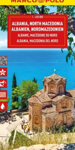 Online wegenkaart Albanië, Noord-Macedonië Wegenkaarten & Atlassen|Wegenkaarten