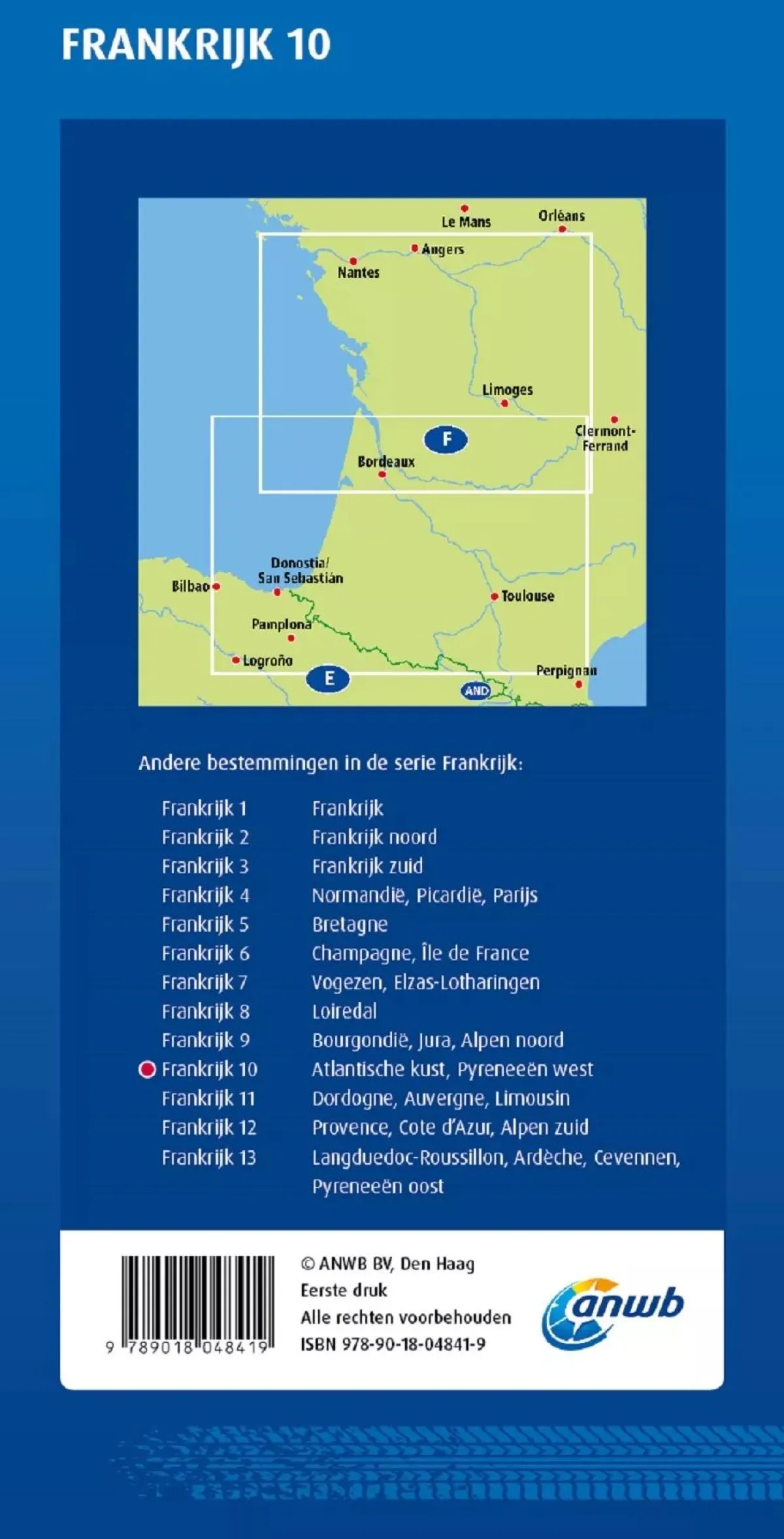 Outlet Wegenkaart Atlantische Kust, Pyreneeen West Wegenkaarten & Atlassen|Wegenkaarten