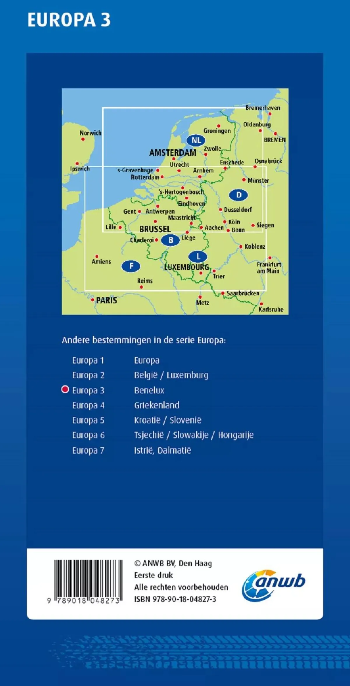 Wegenkaart Benelux Wegenkaarten & Atlassen|Wegenkaarten