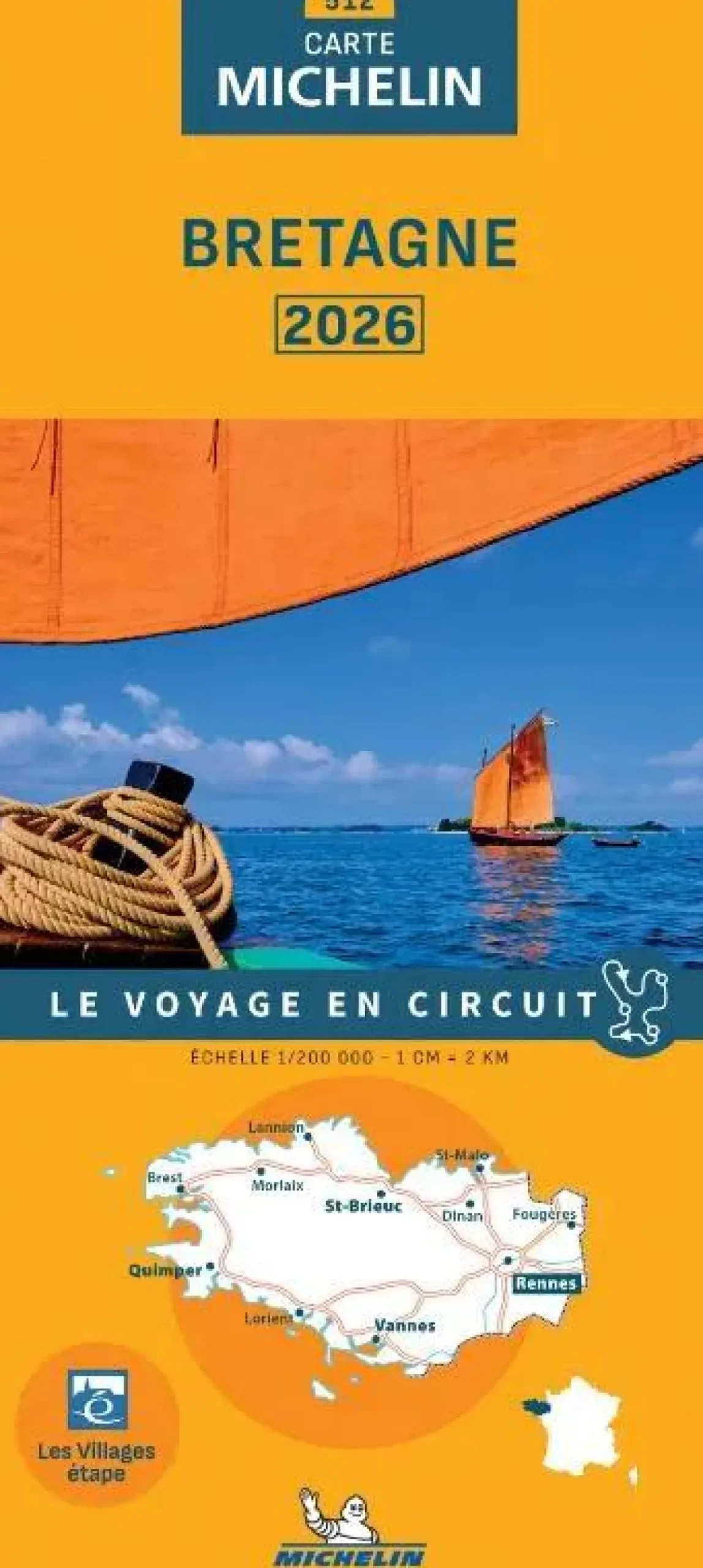 Best wegenkaart 512 Bretagne 2026 Wegenkaarten & Atlassen|Wegenkaarten