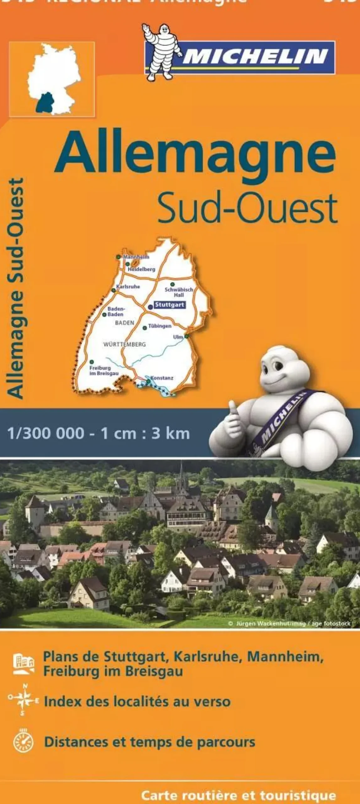Outlet Wegenkaart Duitsland – zuid west – 545 – Wegenkaarten & Atlassen|Wegenkaarten