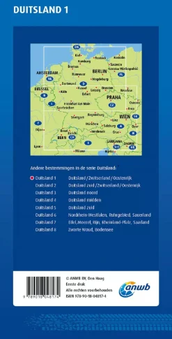Discount Wegenkaart Duitsland, Zwitserland en Oostenrijk Wegenkaarten & Atlassen|Wegenkaarten
