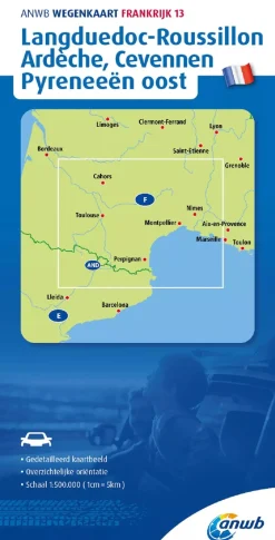Clearance Wegenkaart Languedoc-Roussillon Wegenkaarten & Atlassen|Wegenkaarten