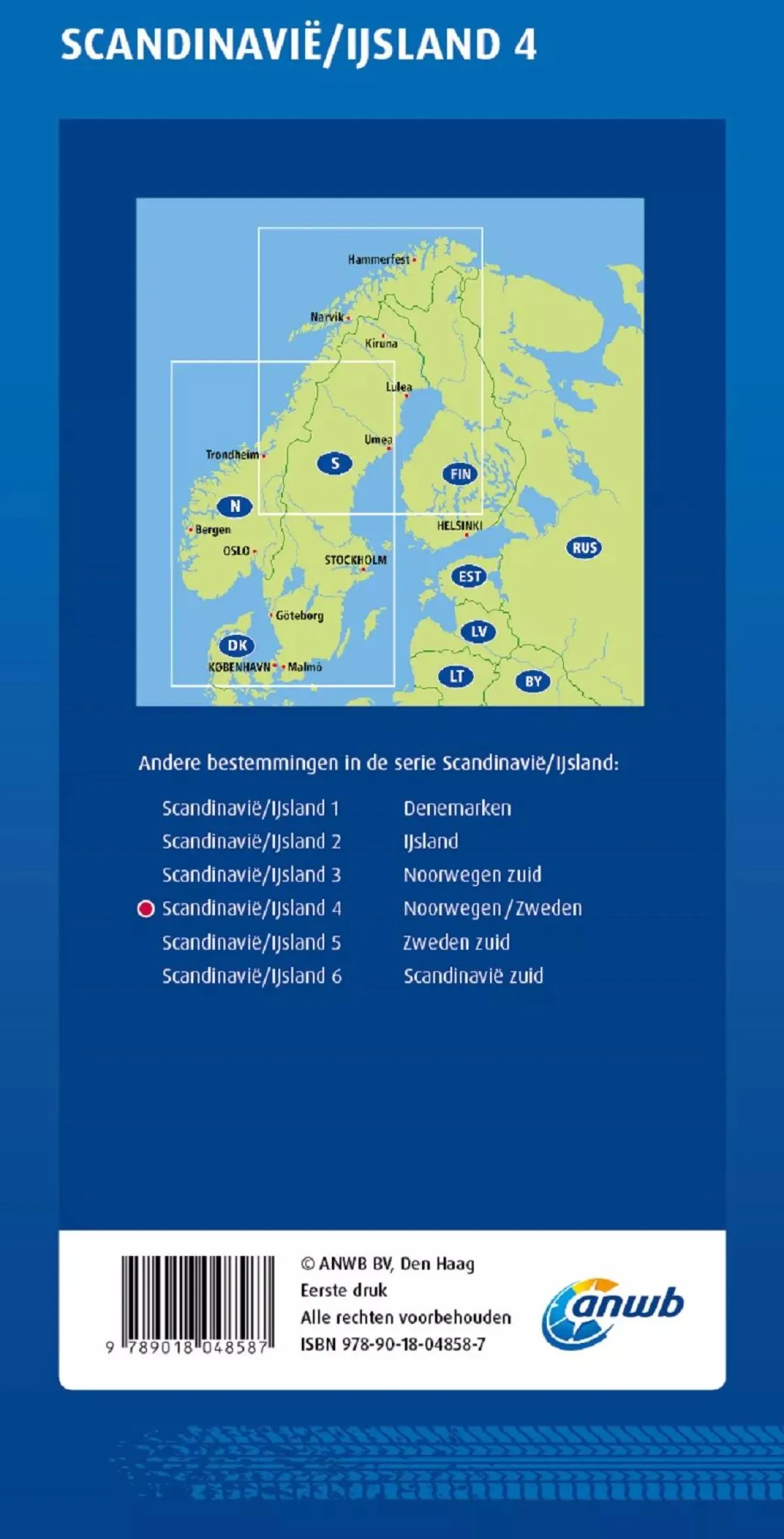 Hot Wegenkaart Noorwegen en Zweden Wegenkaarten & Atlassen|Wegenkaarten
