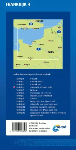 Wegenkaart Normandie, Picardie, Parijs Wegenkaarten & Atlassen|Wegenkaarten