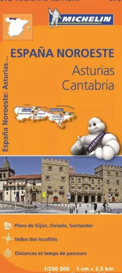 wegenkaart Regional 572 Spanje noord-west Wegenkaarten & Atlassen|Wegenkaarten