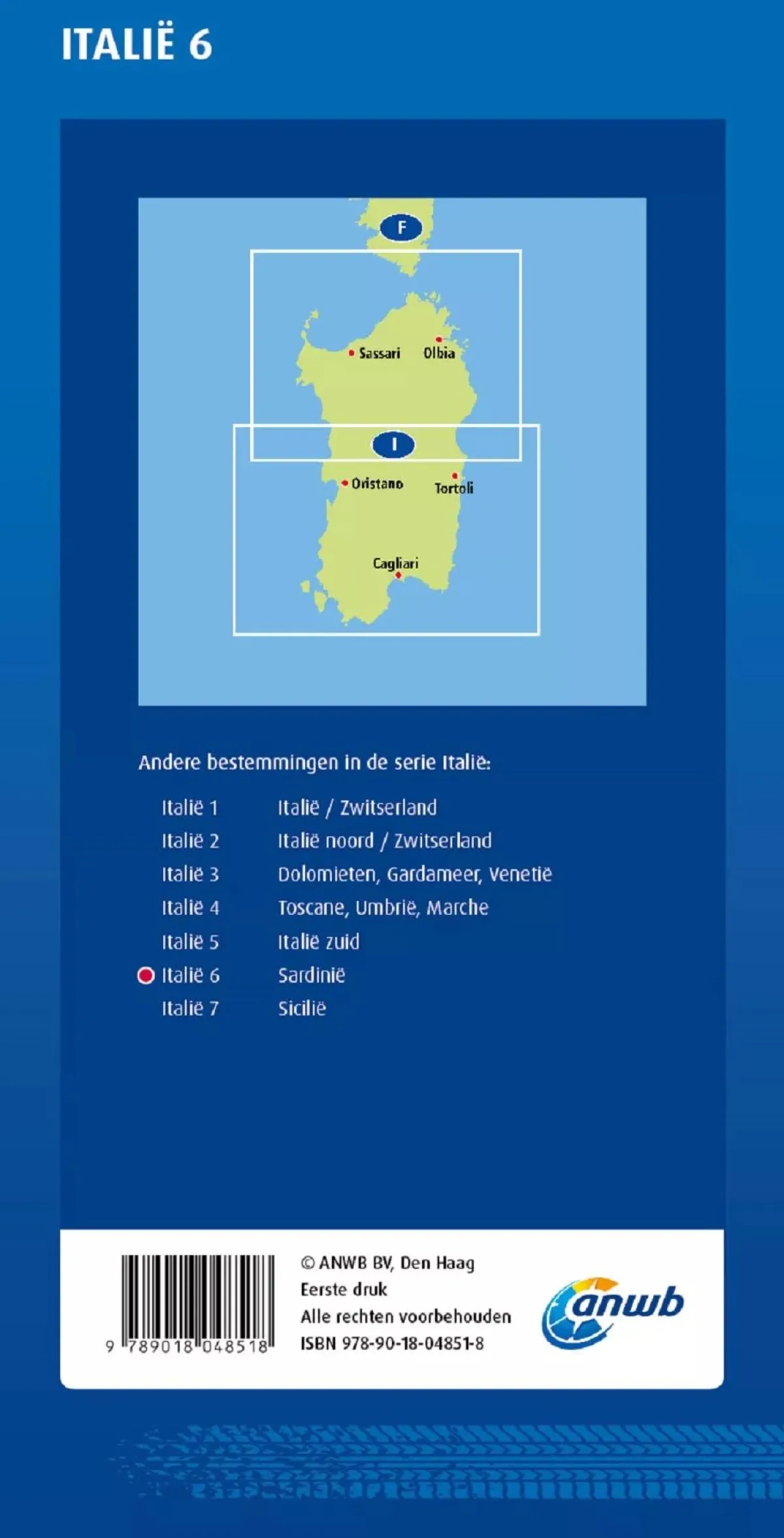 Hot Wegenkaart Sardinië Wegenkaarten & Atlassen|Wegenkaarten