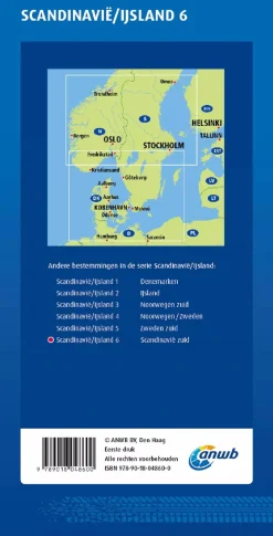 Hot Wegenkaart Scandinavie-Zuid Wegenkaarten & Atlassen|Wegenkaarten