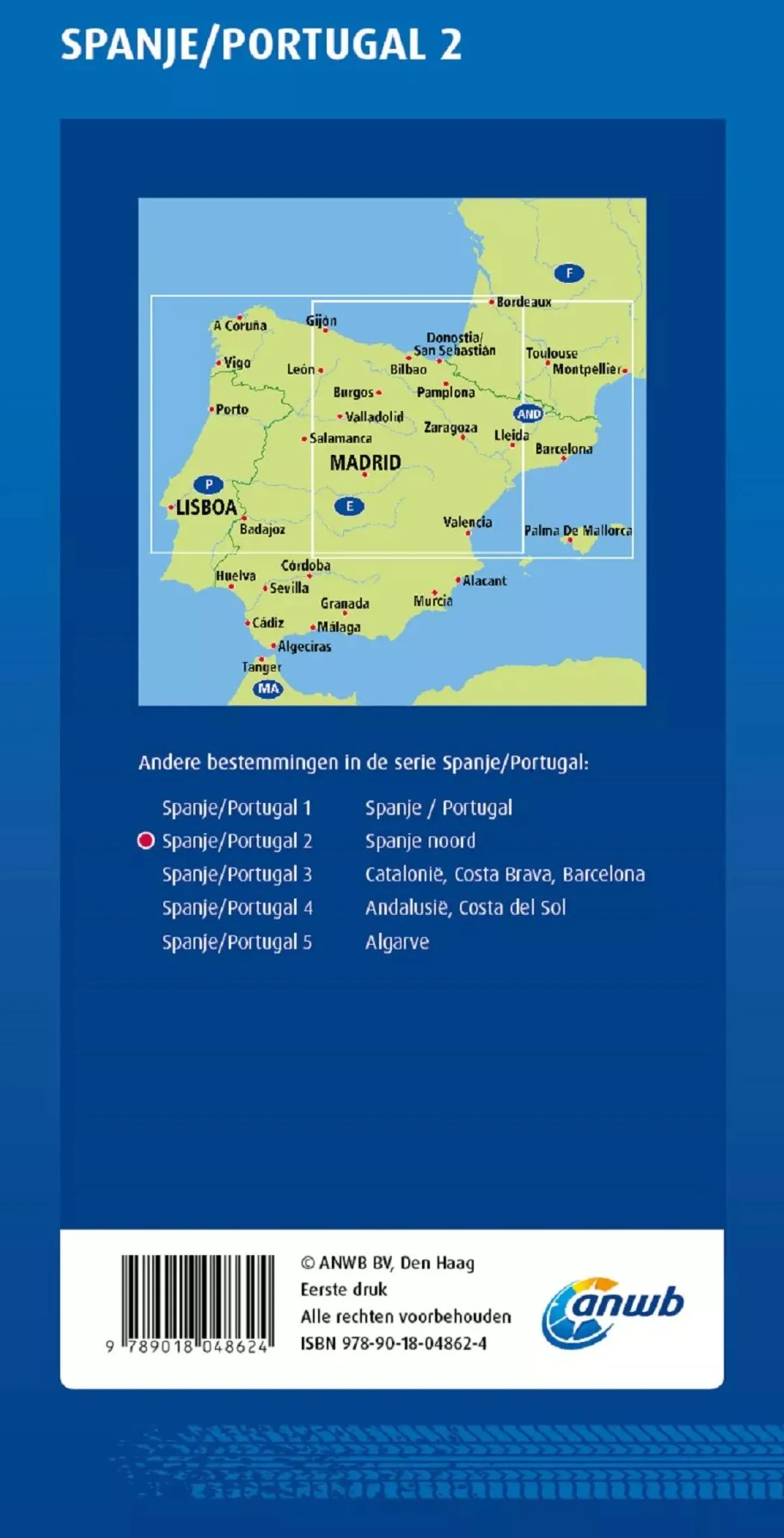 Sale Wegenkaart Spanje Noord Wegenkaarten & Atlassen|Wegenkaarten