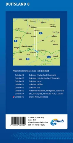 Clearance Wegenkaart Zwarte Woud en Bodensee Wegenkaarten & Atlassen|Wegenkaarten