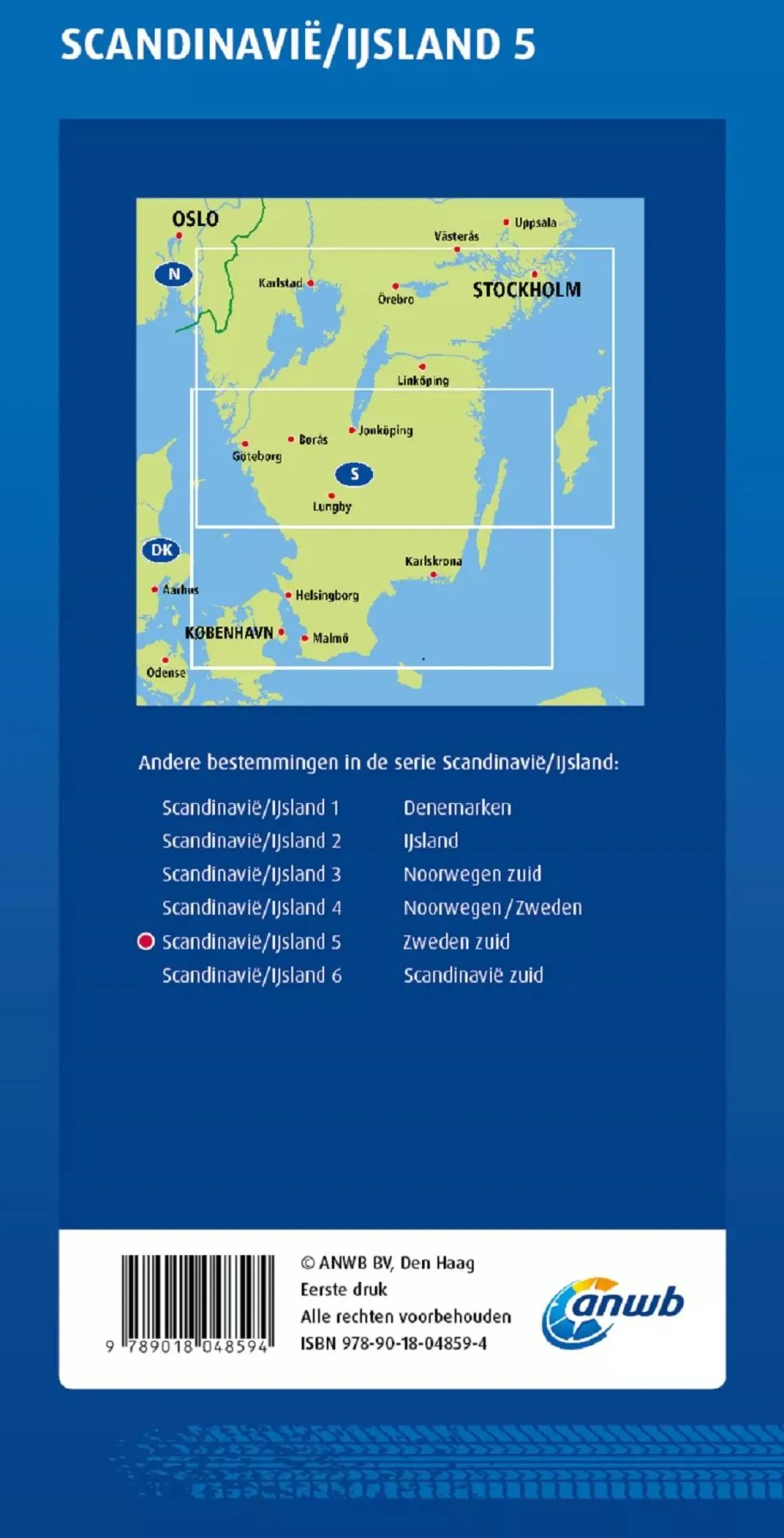Hot Wegenkaart Zweden-Zuid Wegenkaarten & Atlassen|Wegenkaarten