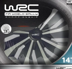 Clearance Wieldoppen - 14 inch - carbon look - 4 stuks Autobanden & Accessoires
