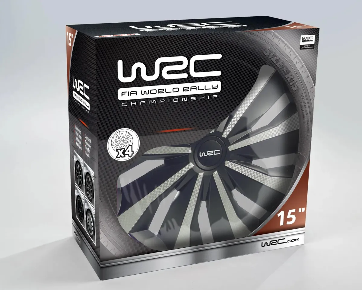 Clearance Wieldoppen - 15 inch - carbon look - 4 stuks Autobanden & Accessoires