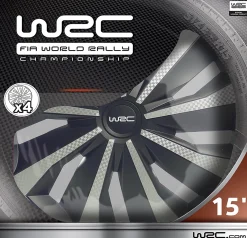 Clearance Wieldoppen - 15 inch - carbon look - 4 stuks Autobanden & Accessoires