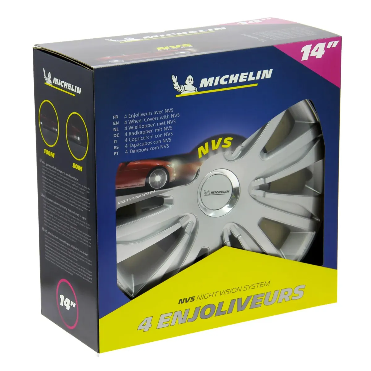 Best Wieldoppen - 14 inch - chroom - 4 stuks Autobanden & Accessoires