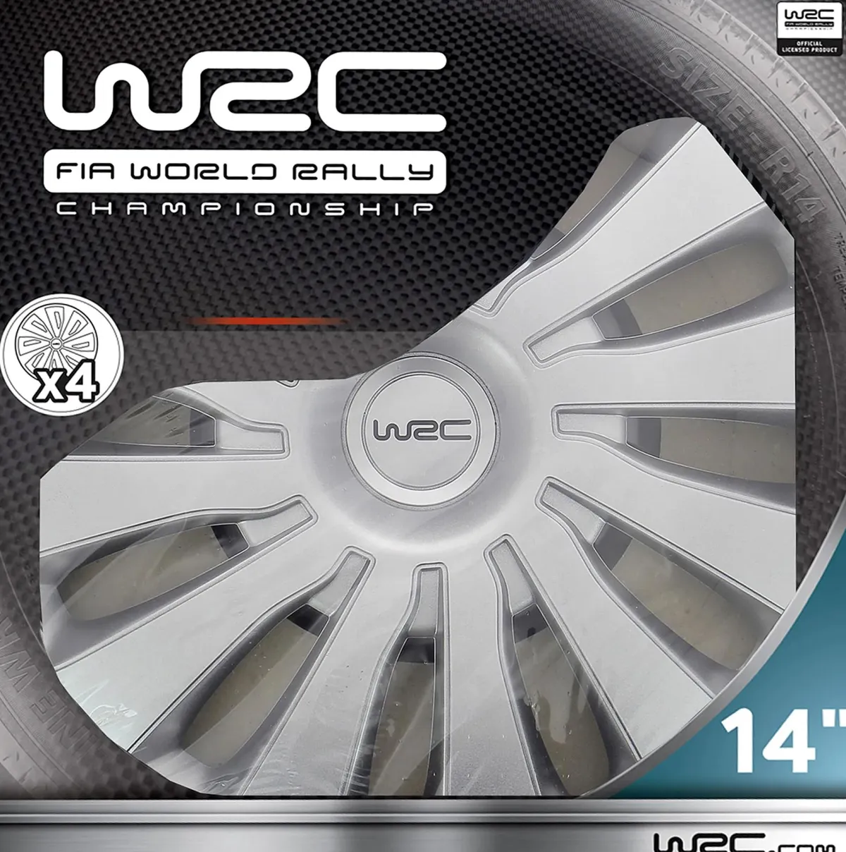Hot Wieldoppen Sepang 14" - zilver 4 stuks Autobanden & Accessoires