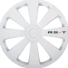 Hot Wieldoppen set - 13 inch - RS-T wit Autobanden & Accessoires