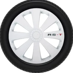 Hot Wieldoppen set - 13 inch - RS-T wit Autobanden & Accessoires