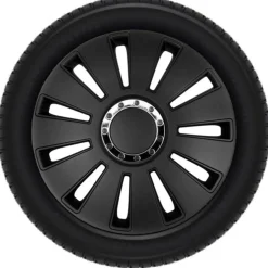 Online Wieldoppen set - 14 inch - Silverstone Zwart Autobanden & Accessoires