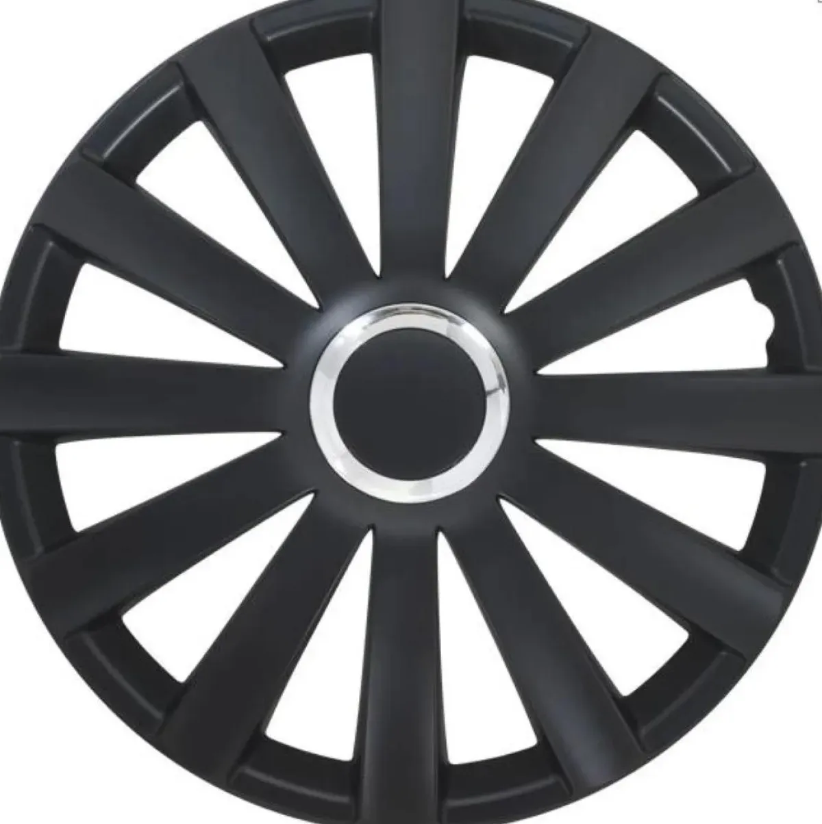 Sale Wieldoppen set - 15 inch - Spyder Zwart Autobanden & Accessoires