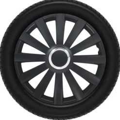 Best Wieldoppen set - 14 inch - Spyder Zwart Autobanden & Accessoires