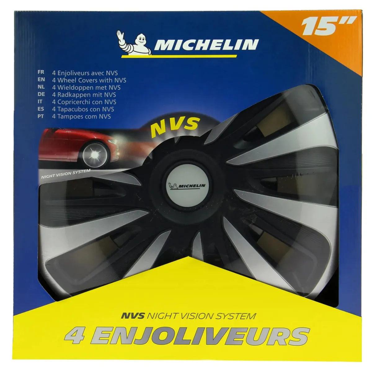 Discount Wieldoppen 15" 4 stuks Autobanden & Accessoires