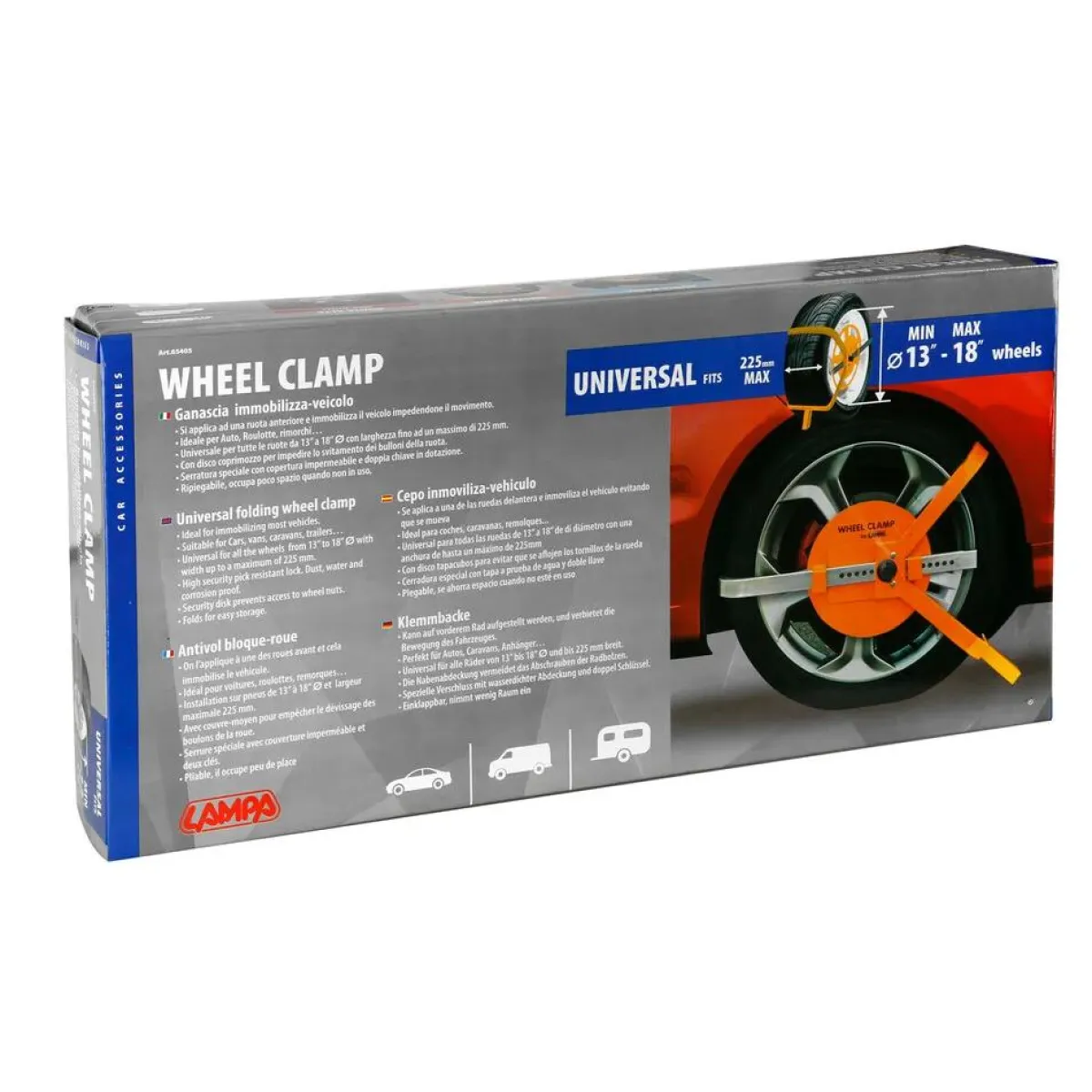 Discount Wielklem 13–18 inch anti-diefstal Stuursloten
