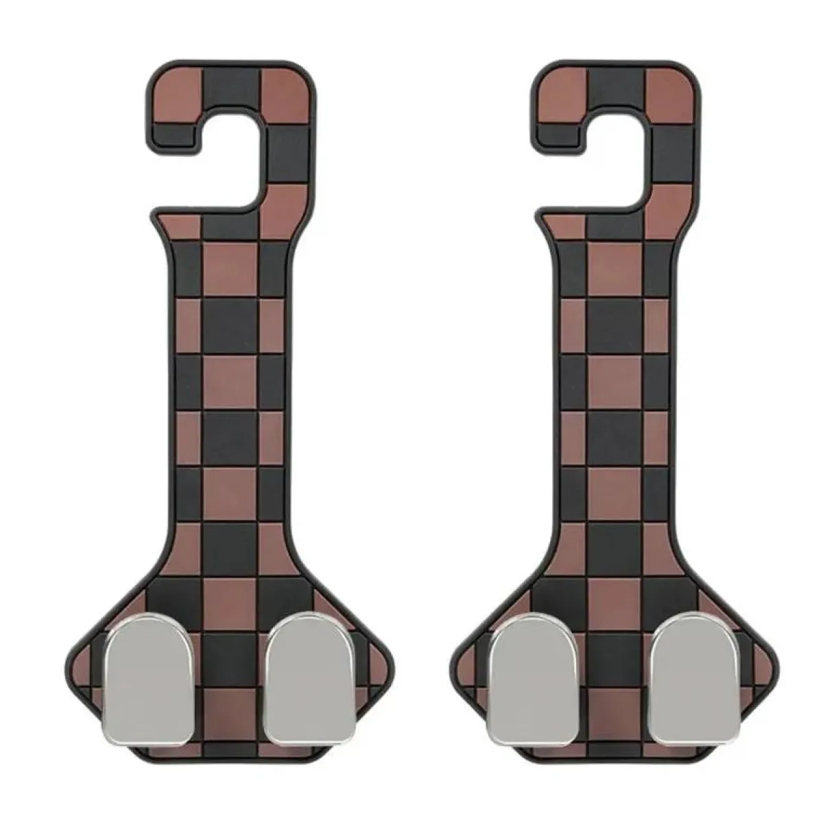 Best 2x Auto Hoofdsteun Haak Duo Organizers