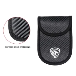 2 x RFID Autosleutel Hoesje Anti-Skim Carbon Style Autosleutelhoesjes