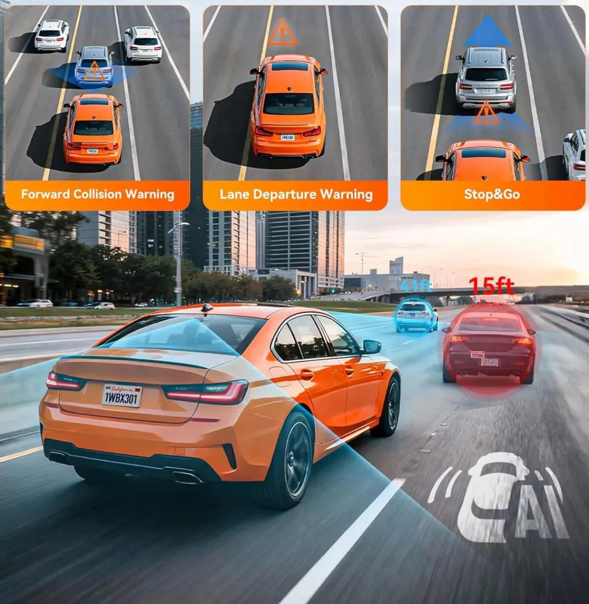 Hot X3 Touch 2CH 2K Wifi GPS 64gb dashcam Dashcams